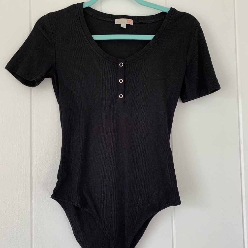 GB BLACK BODYSUIT